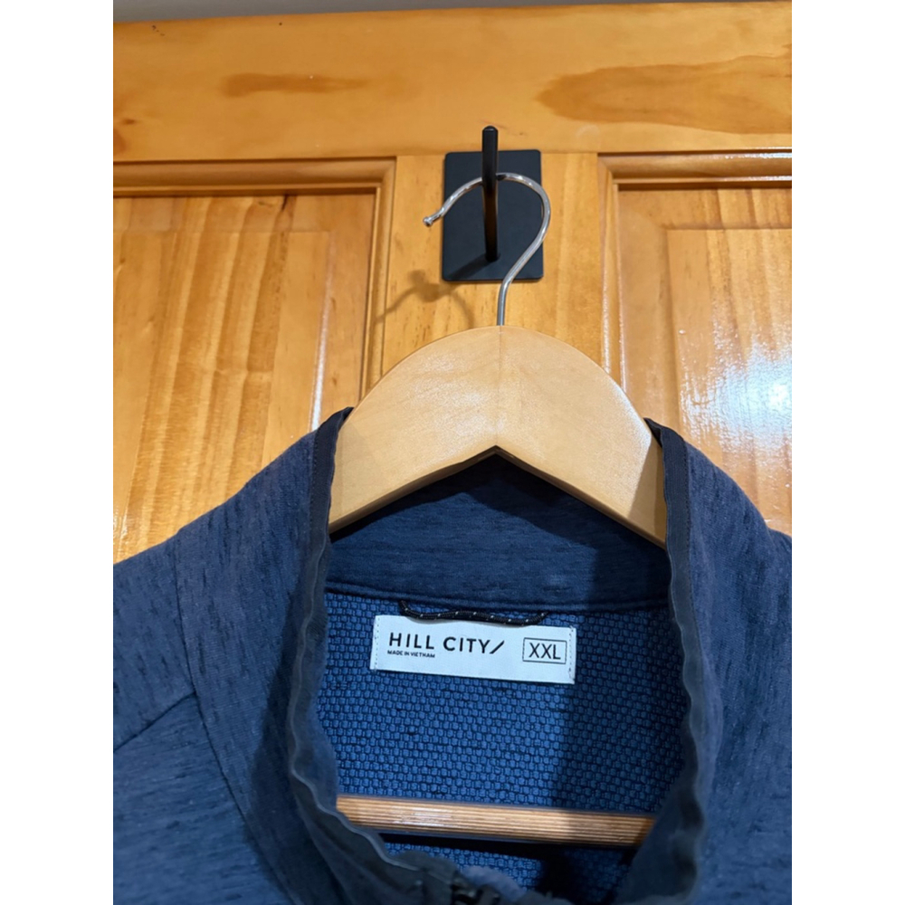 Hill City Full Zip Jacket Performance Athletic Bl… - image 3